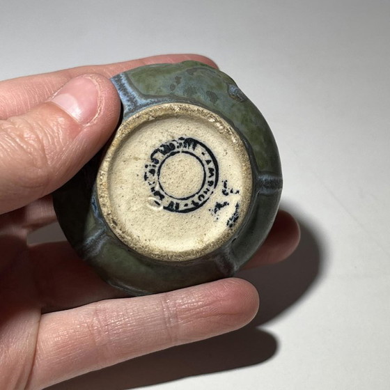 Miniatuur Vazen van Denbac & Charles Greber, Set van 7 – Ceramic, Art Deco (photo 18 of 20)