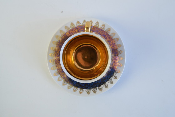 Image 1 of Juego de seis tazas y platillos de Epiag, 1950