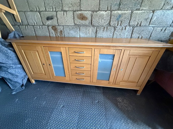 Image 1 of Beautiful Wooden Sideboard With Doors And Drawers
