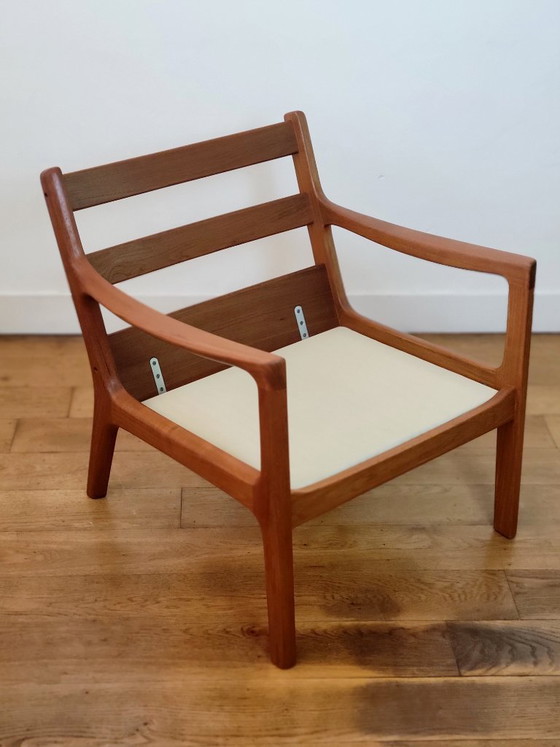 Image 1 of Chaises Senator vintage conçues par Ole Wansher pour Cado, Danemark, 1960