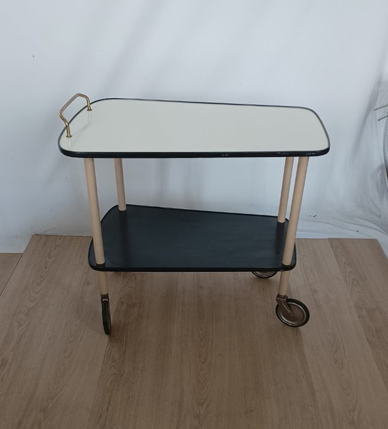 Chariot de service des années 1950 – Dessertes, Wood (photo 6 of 8)
