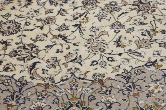 Image 1 of Origineel Perzisch tapijt Keshan, Kashan Beige 394 x 292 cm In topconditie Klassiek