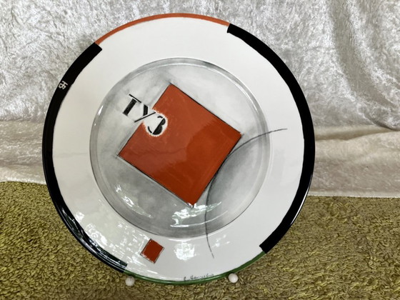 Image 1 of Vladimir Njemuchin - Villeroy & Boch - insegna a muro costruttivista 1991