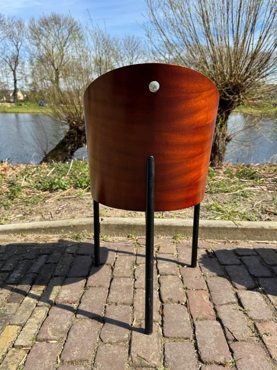 Image 1 of Chaise Philippe Starck Costes – Driade – modèle original à 3 pieds en acajou
