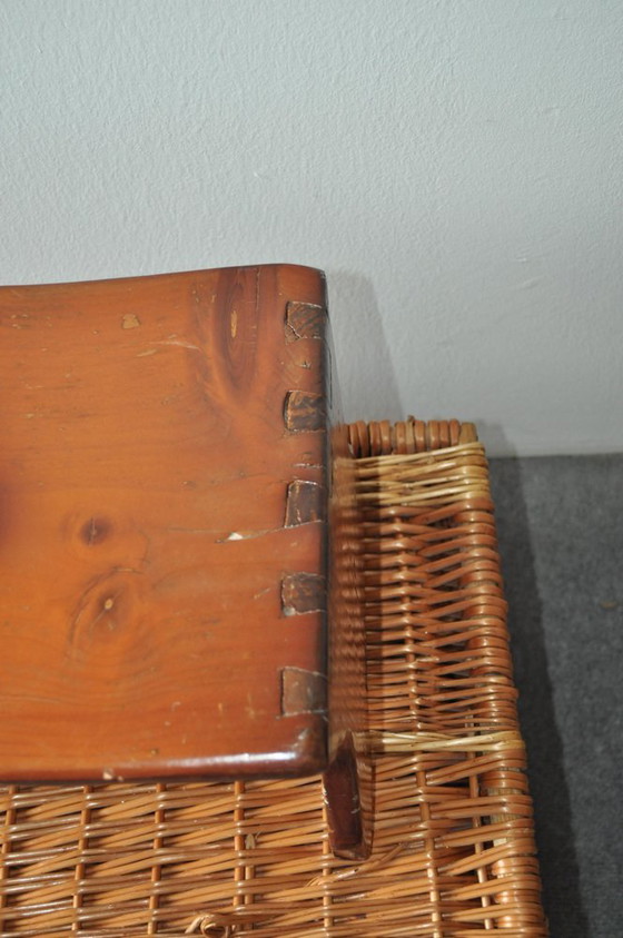Sgabello vintage tinto, anni '60 – Sgabelli, Rustic (photo 2 of 5)