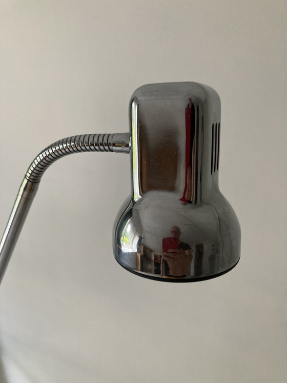 Vrieland Vintage Design Vloerlamp – Vloerlampen, Metal, Chrome (photo 10 of 11)