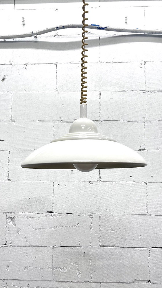 Image 1 of Lampada a sospensione UFO Knud Kristensen degli anni '70 dal design vintage danese