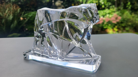 Art-déco-Panther Georges Chevalier aus Kristallglas, Baccarat-Manufaktur – Dekorative Objekte, Crystal (photo 4 of 7)