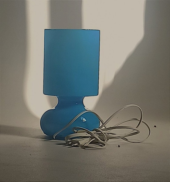 Image 1 of Lykta tafellamp turquoise blauw Hoogte Hoogte 25 cm