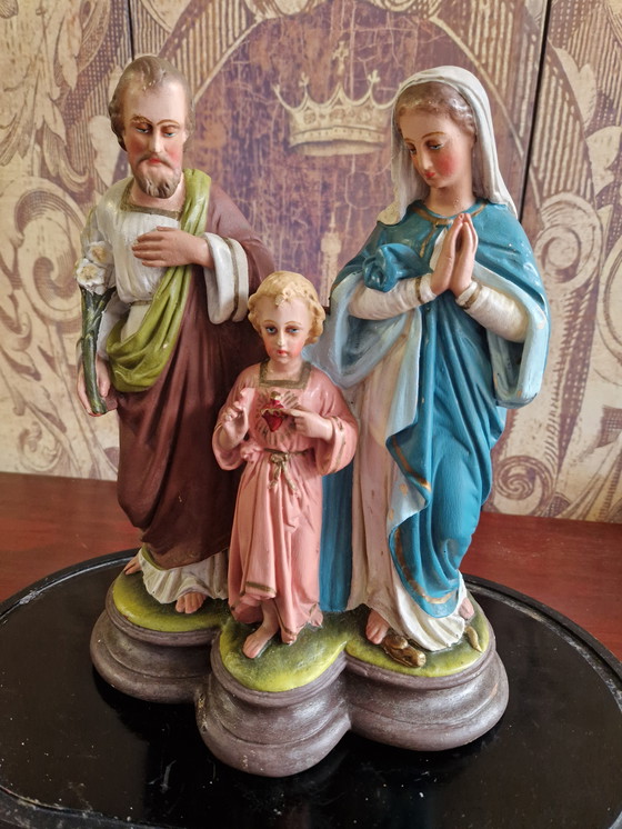 Image 1 of Beautiful large oval dome with Holy Family