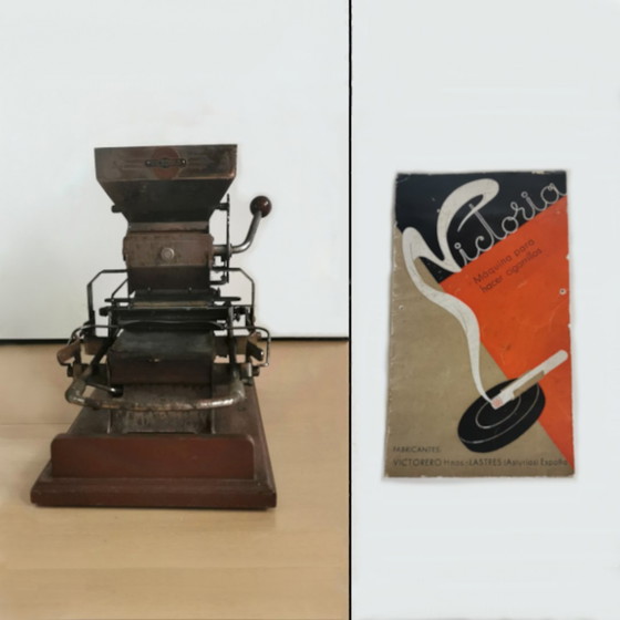 Image 1 of CIGARETTE ROLLING MACHINE AND INSTRUCTIONS FOR USE