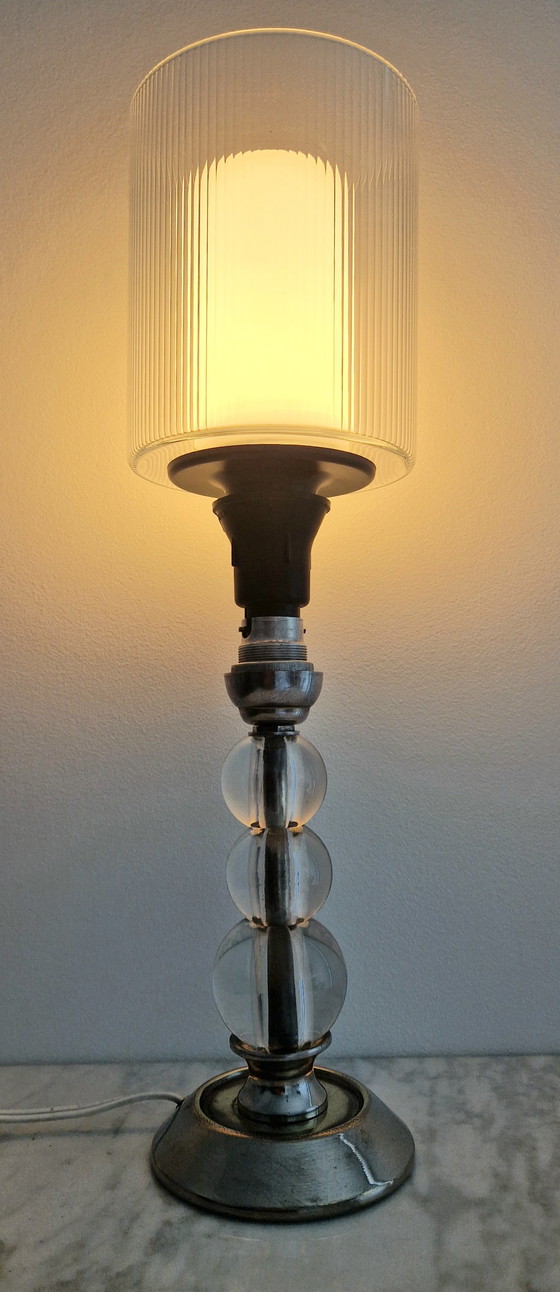 Image 1 of Lampada in stile Jacques Adnet degli anni &#39;50