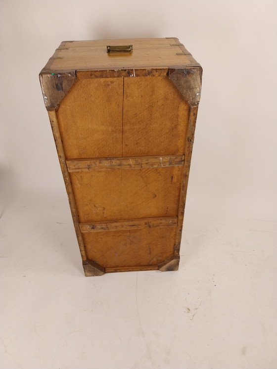 Image 1 of 1 cofre de campaña kamferhouten / kist c.a. 1870.