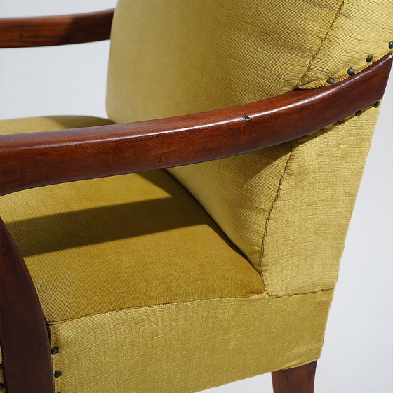 Image 1 of Par de sillones de terciopelo, década de 1950.