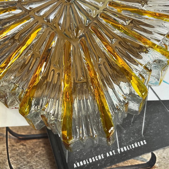 Grote Vierkante Zon Glas Wandlamp of Plafondlamp Type Limburg – Glashütte Limburg, Wandlampen (photo 3 of 9)
