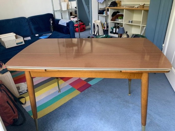 Image 1 of Fifties Rockabilly height-adjustable dining table