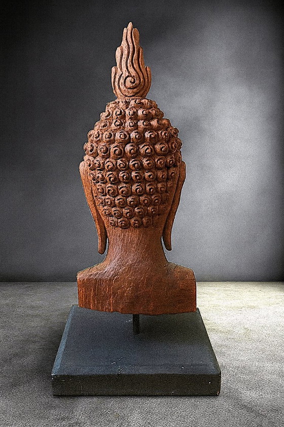 Image 1 of Hand-carved Buddha statue Chiang Mai