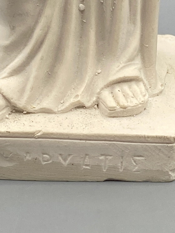 Kariatide in gereconstitueerd albast – naar het Erechtheion – circa – Beeldhouwkunst (photo 7 of 10)