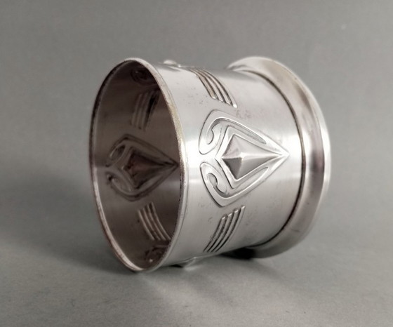 Image 1 of WMF jugendstil model 'no. 132' glass/wine holder by Albin Müller, 1905 Alemania