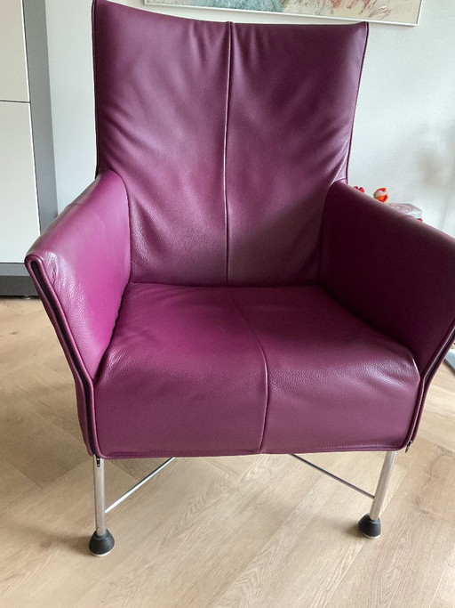 Sillones Montis Charly – fauteuils, Leather, Metal (photo 2 of 5)