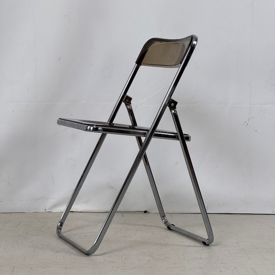Image 1 of Klappbarer Designerstuhl aus Kunststoff & Chrom, 1960er