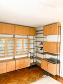 Large Ernest Hilker “OMNIA” modular wall shelf Omnia” modular wall shelf designed by Ernst Hilker, Germany, circa 1960. 