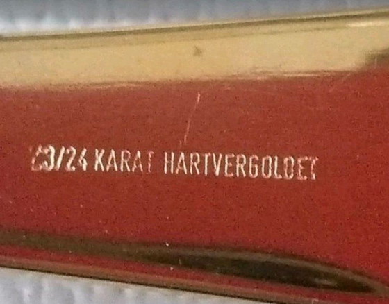 Image 1 of Posate Imperiali Olympia 37 pezzi placcati oro duro con oro 24 carati