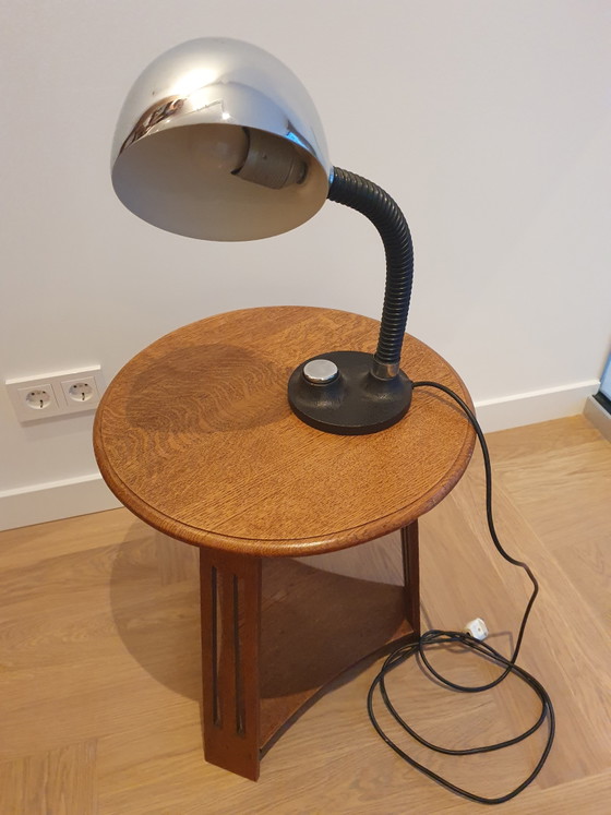 Lampada da scrivania Vintage Space Age Heinz F. W. Stahl Modello 7403 Per Hillebrand Leuchten Anni '70 (photo 5 of 9)