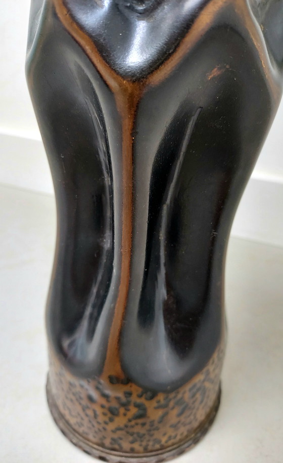 Image 1 of Metal Vase Made From Garnet