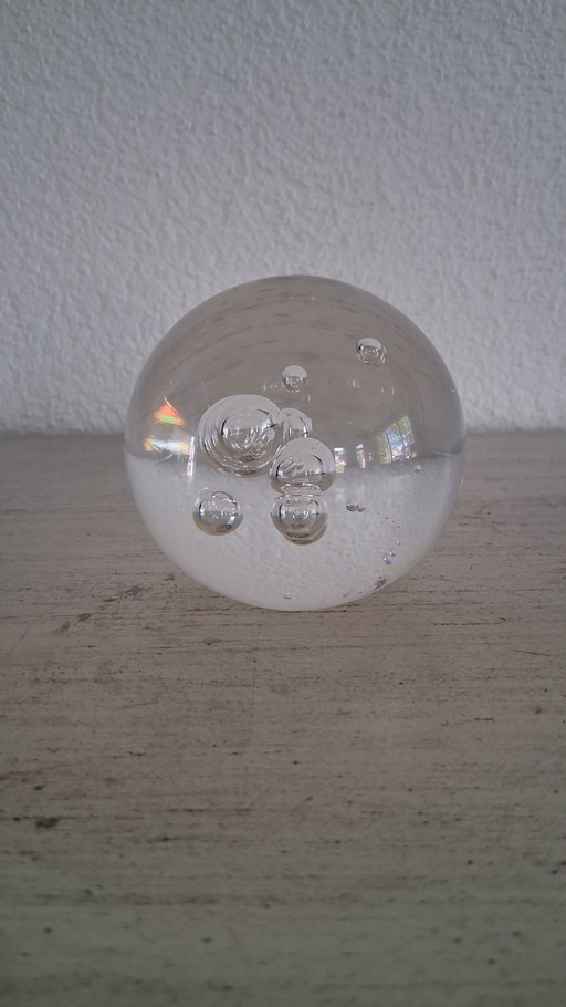 Royal Leerdam glass sphere