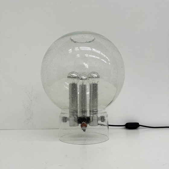 Image 1 of Limburg Glashütte glass table lamp , 1970s