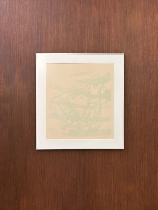 Abstrakte Lithographie von Harry Storms