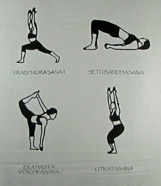 Image 1 of Unieke Yoga Wanddecoratie of Meditatiebanner