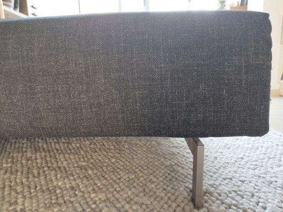Rolf Benz Corner sofa, dark grey textile, Metal, Modern (photo 4 of 7)