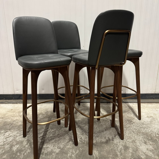 Image 1 of Stellar Works Utility Bar Chair SH760 bar stool (set of 4)