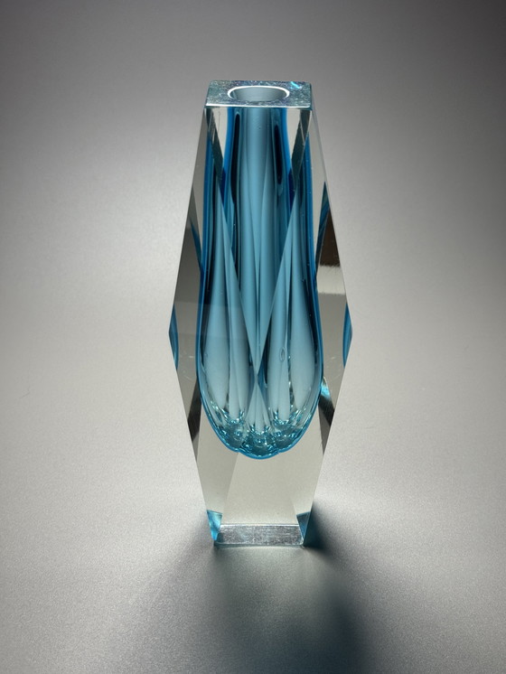 Image 1 of Vase by Flavio Poli for Seguso - Murano, Italy, 1960s