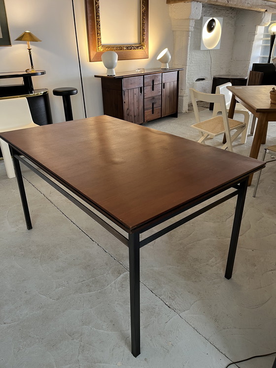 Image 1 of Mesa de caoba, años 50