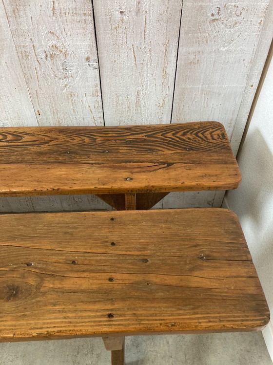 Image 1 of Pair of farm benches 250cm