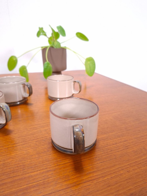 Image 1 of Juego de tazas de café de porcelana danesa Copenhagen B&G Stoneware