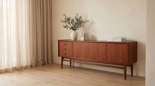 Credenza vintage in teak Bartels MidCentury