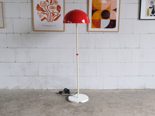 Lampada da terra vintage a forma di fungo