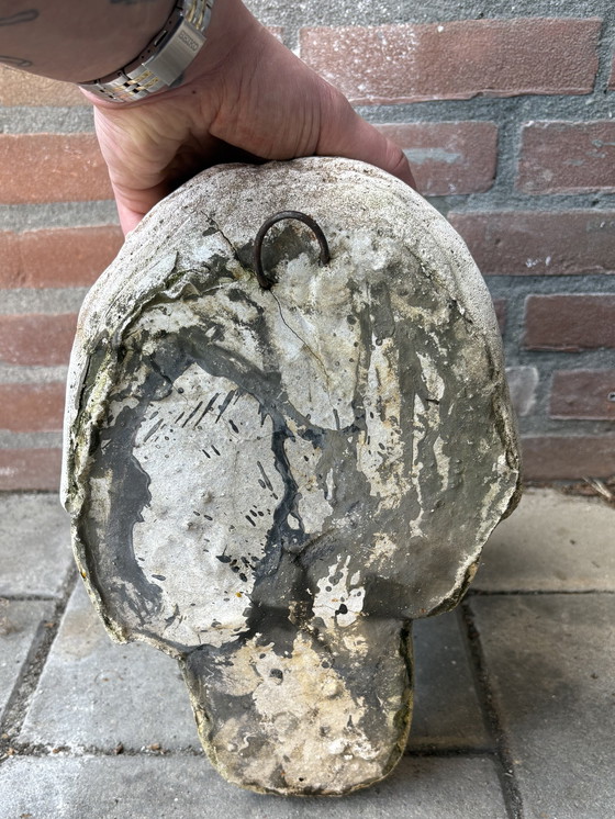 Image 1 of Testa di cavallo in pietra fusa - Unica