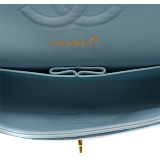 Image 1 of Borsa CHANEL Timeless/Classique in Cuir Bleu - 103407