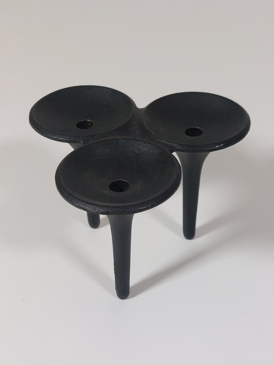 Image 1 of Gietijzeren Deense vintage Christel Christer Holmgren Illums Bolighus uit het midden van de eeuw