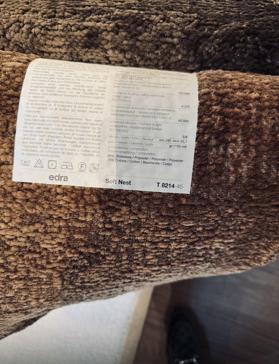 Image 1 of Edra “Standard” modulaire hoekbank stof cat T Nest showmodel