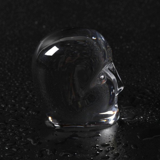 Skandinavischer Kunstglaskopf / Kristall „Brains“ Miniatur von Bertil Vallien für Kosta Boda / Schweden / (photo 11 of 13)