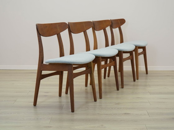 Image 1 of Set di quattro sedie CH30, design danese, anni '60, designer: Hans J. Wegner