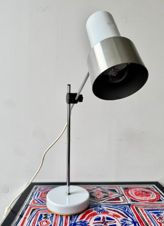 Image 1 of Vintage Italian White Desk Lamp by Prova