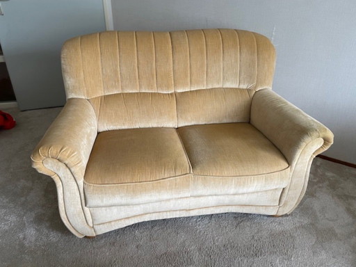2 X vintage 2 seater sofas