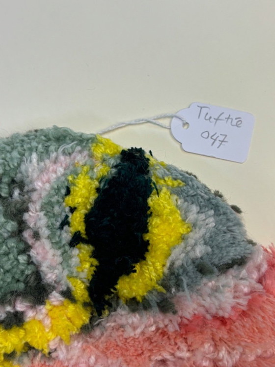 Image 1 of Tufted wall object by visual artist Marjo Postma